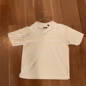 Lightly worn white golf shirt